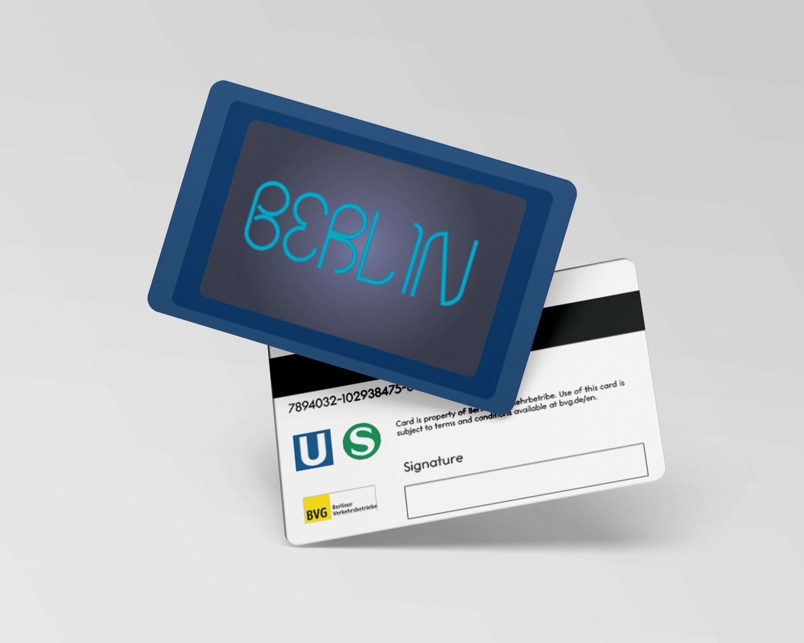 Metro card design for Berlin