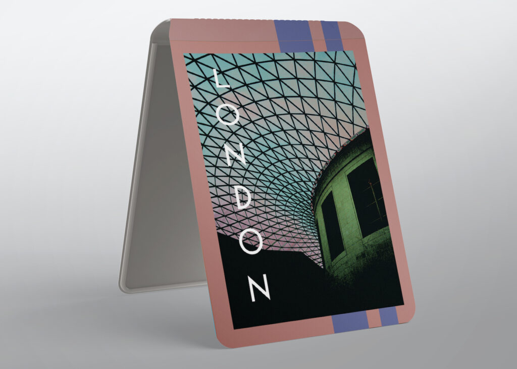 Metro card holder design for London